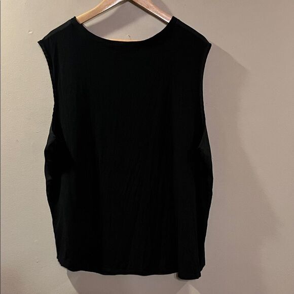 Positive Vibes Black Muscle Tee - Picture 7 of 9